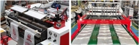 Machine de fabrication de sacs en plastique (type gilet) entièrement automatique à grande vitesse à 4 lignes