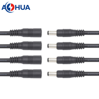 AOHUA 0,2 0,3 0, 5 1m Kabel 12V 24V LED-Streifen licht Stecker Buchse 2,1mm 2,5mm DC-Stecker