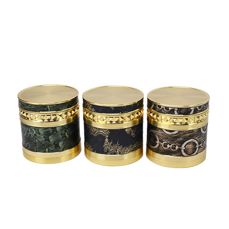 Сублимационная измельчитель трав, заготовки, розовое золото, измельчитель для табака, 4 части, оптовая продажа, индивидуальный логотип, новое поступление
