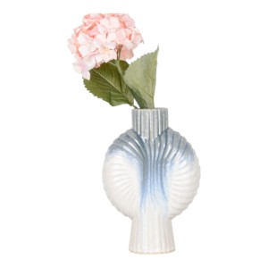 Vaso in Ceramica a Forma di Conchiglia, Vaso Decorativo per Fiori, Design Costiero, Decorazione da Tavolo - Product Image 3