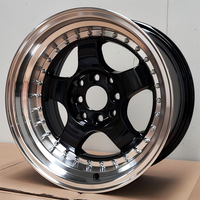 Jantes en alliage d'aluminium de 15 pouces 4x100 4x114.3 tout-terrain, pièces détachées, personnalisées pour Honda Civic Corolla Jeep Wrangler SUV JWL VIA