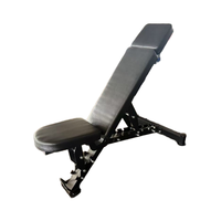 Chaise de fitness multifonctionnelle réglable Banc d'entraînement de gymnastique domestique commercial Banc d'haltères en métal