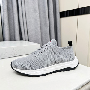 โรงงานรองเท้าสเก็ตบอร์ดฤดูร้อนระดับไฮเอนด์ ขายส่ง รุ่นยุโรปใหม่ ระบายอากาศได้ดี รองเท้ากีฬากลางแจ้งลำลองสำหรับผู้ชายแบบถัก - Product Image 5