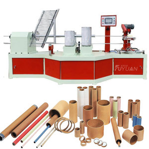 Macchina per la produzione di tubi di carta completamente automatica con avvolgimento ad alta velocità e taglio di precisione per uso industriale - Product Image 1