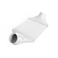 Accessoires de CVC appareil à linteau en plastique connecteur de conduit de tuyau plat raccord de tube en aluminium flexible rétractable