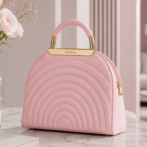 Custom Fashion Logo Factory Direct Premium PU Leather with Quilted Stitching Women <b>Handbags</b> minimalism designer Shoulder Bags - Product Image 4