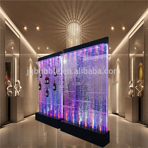 Home Furniture <b>bookcase</b> with LED Lights acrylic water bubble panel - Product Image 5