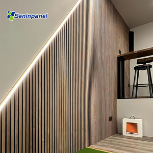 Panneaux acoustiques en bois d'absorption acoustique Seninpanel pour murs et plafonds, panneaux de construction avec lattes en bois - Product Image 1