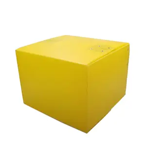 Caixas de plástico PP para armazenamento de papelão, caixa de plástico PP de alta qualidade, melhor preço, venda direta de fábrica