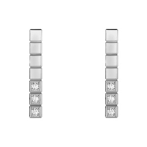 Pendientes CHOPARD WHITE ICE de Oro Blanco de 18K con Diamantes, Joyería de Oro de Lujo Personalizable para Regalo, Boda - Product Image 2