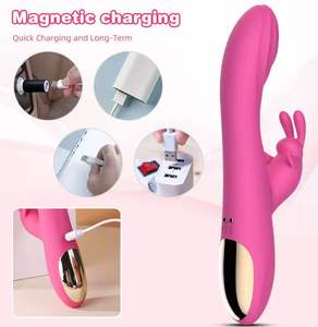 Sexspielzeug für Frauen Zungenleck-Klemm-<span class=keywords><strong>Vibrator</strong></span> mit Schwingfunktion Happy AV Pastell-<span class=keywords><strong>Vibrator</strong></span> für Frauen - Product Image 6