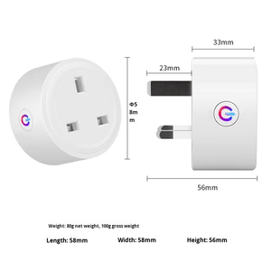 Tuya Smart Plug WiFi Smart <strong>Socket</strong> with <strong>Home</strong> <strong>Automation</strong> <strong>Remote</strong> Control Via UK Plug &amp; Smart Life App Bar Design - Product Image 3