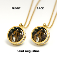 Collier pendentif Saint-Auguste en gros pour les activités religieuses