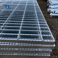 Grille de sol en acier galvanisé, plateforme de passerelle extérieure, terrasse, antidérapante, bâtiment métallique