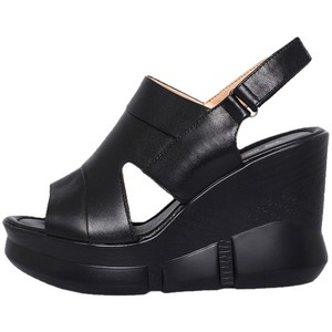 Women Summer Platform Thick Sole Peep Toe European and American Style <b>Sandals</b> With Wedge Strap Roman <b>Sandals</b> - Product Image 5