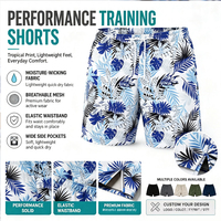 Shorts de bain imprimés intégralement, conception OEM, séchage rapide, extensibles dans 4 directions, taille mi-haute, pour hommes, été, surf, vente en gros