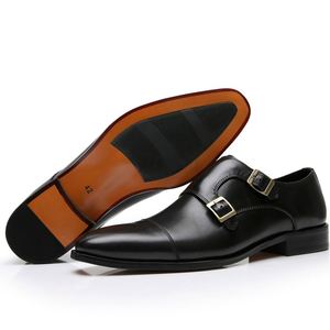 Scarpe Monk da Uomo Eleganti con Punta Quadrata e Lacci, Stile Casual Trendy, Fatte a Mano, Leggere, Traspiranti e Antiscivolo <span class=keywords><strong>Valentina</strong></span> - Product Image 5