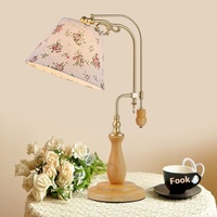 Lampe de table en fer rétro Kung Yen, design simple, style pastoral nordique moderne, lampe de chevet LED à alimentation AC