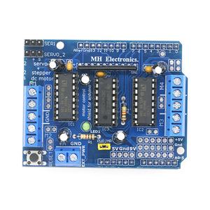 L293D Schrittmotor-Treiberplatine Steuerungsmodul Motorantriebserweiterungsplatine für Mega2560 4-Kanal <span class=keywords><strong>R3</strong></span> - Product Image 4