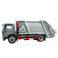 Camion compacteur de déchets de 12 m³ avec châssis DFAC pour le transport de déchets urbains et ruraux