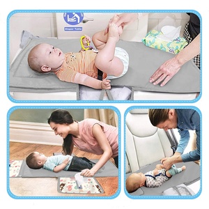 Pemasok emas tas popok Stroller Organizer, harga grosir kustom popok kartun <span class=keywords><strong>Caddy</strong></span>, alas ganti portabel bayi - Product Image 4