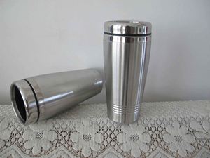 Stainless Steel Tumbler Double Wall Vacuum Insulated Travel Mug With Lid Minimalist Design For Adults - Product Image 2