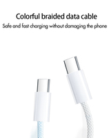 Cable USB C a USB C de 1M 20W PD 2.4A, Cable de Carga Rápida Tipo C para iPhone 17 y MacBook, Precio Económico al por Mayor