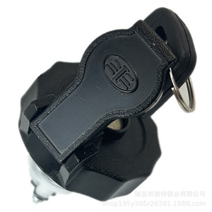 FAW Jiefang Fuel <b>Cap</b> Lock <b>Key</b> Black Zinc Alloy For JH6 Auxiliary Tank <b>Cover</b> Original Factory Part - Product Image 4