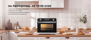 เตาอบลมร้อนขนาด 36 ลิตร พร้อมเตาไฟฟ้าแบบแผ่นร้อนและเตาอบแบบหมุนย่าง - Product Image 3