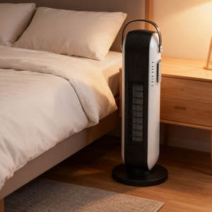 Oficina en casa PTC Vertical Ahorro de energía <span class=keywords><strong>Bajo</strong></span> <span class=keywords><strong>consumo</strong></span> con enchufe de la UE Control remoto Calentador de escritorio - Product Image 1