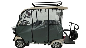 Quadricycle électrique HLD Zero Pollution pour hôtels et complexes hôteliers, disponible en plusieurs couleurs avec <span class=keywords><strong>pare</strong></span>-<span class=keywords><strong>brise</strong></span>, type voiturette de golf - Product Image 6