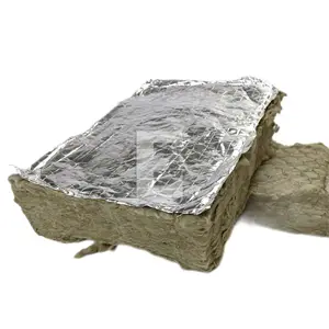 Isolatie Dak Materialen Deken Met Draadgaas Lage Thermische Geleidbaarheid Basalt Steen Minerale Wol Rol