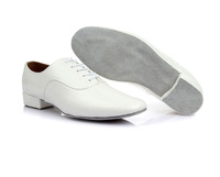 Chaussures de danse latine pour hommes en PU, chaussures de danse de salon à semelle en daim, chaussures de danse modernes Tango Jazz noires, chaussures d'entraînement pour enseignants de Salsa, talon de 2,5 cm