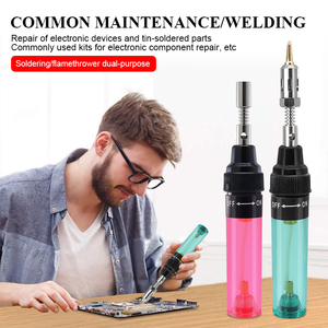 Juego <span class=keywords><strong>de</strong></span> Soldadura Portátil Doméstico e Industrial con <span class=keywords><strong>Soldador</strong></span> <span class=keywords><strong>de</strong></span> <span class=keywords><strong>Gas</strong></span>, Extintor <span class=keywords><strong>de</strong></span> Incendios Neumático para Plástico y Metal - Product Image 3