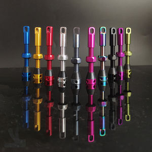 Valve Presta en aluminium <span class=keywords><strong>de</strong></span> qualité supérieure, nouveau design, pour vélo sans chambre à air, avec outil <span class=keywords><strong>de</strong></span> retrait du tige et capuchon 44/60/80mm, <span class=keywords><strong>VTT</strong></span> et vélo <span class=keywords><strong>de</strong></span> route - Product Image 1