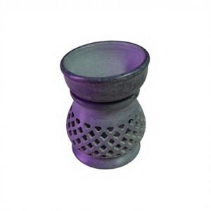 Diffuseurs d'huiles aromatiques uniques en pierre savonneuse indienne - Décoration d'intérieur durable - Product Image 1