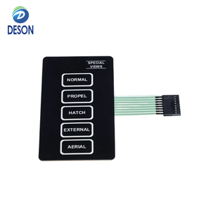 Deson impermeable pegatina membrana interruptor teclado retroiluminación 3*4 matriz teclado membrana interruptor teclado e iluminación - Product Image 2