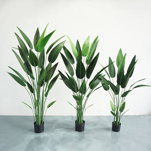 Venta al por mayor de plátano artificial bonsái árbol de plátano para la decoración de plantas artificiales de viaje Oficina hojas de plástico <span class=keywords><strong>falso</strong></span> de plástico para la decoración del hogar - Product Image 2