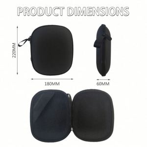Estuche de Transporte para Auriculares, Ligero, Impermeable, de EVA, para Viajes, Almacenamiento de Auriculares, Portátil para Exteriores - Product Image 5