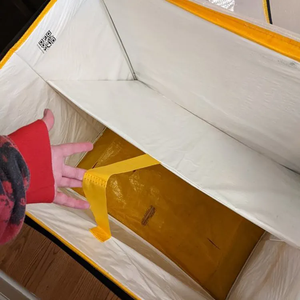 Nhựa Lớn Gấp Chuyển Phát Nhanh Bưu Kiện Giao Hàng Túi Cho Các Gói Lưu Trữ Giao Hàng <span class=keywords><strong>Cube</strong></span> Tote Túi W/Xử Lý - Product Image 5