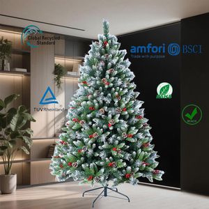 Umind thiết kế mới tiktok MX Berry Đỏ thông nón tuyết trắng Cây giáng sinh sang trọng năm mới cây - Product Image 1