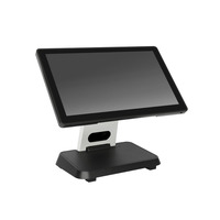 Sistema POS Todo en Uno con Pantalla Táctil de 15.6 Pulgadas de Xiamen, Terminal de Caja Registradora, PC POS, Software POS Inteligente para Cafeterías