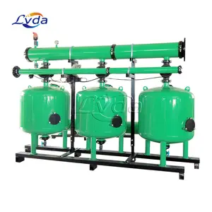Fornecedor de fábrica filtro de areia de água de filtragem industrial para irrigação