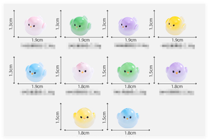 Groothandel Trend Kip Vogel Leeuwerik Beeldjes Diy Poppenhuis Kit Huis Tuin Aquarium Decoratie 3d Miniaturen Schattig Bad Bom Speelgoed - Product Image 4