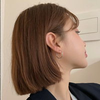 Pendientes de tuerca geométricos vintage coreanos para mujer, con aguja de plata chapada en rodio, joyería de moda para fiestas, venta al por mayor OEM/ODM