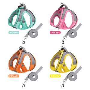 Arnés de Pecho <span class=keywords><strong>para</strong></span> Perro de Fibra Ecológica, Acolchado, Transpirable, Ajustable, Reflectante, de Liberación Rápida, de Lujo y Moda Premium - Product Image 1