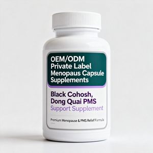 Capsules de multivitamines pour la ménopause à marque privée avec cohosh noir et dong <span class=keywords><strong>quai</strong></span> pour le soutien du SPM et la beauté (ne convient pas aux femmes enceintes) - Product Image 1