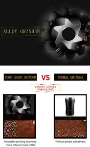 Espumador de leche con pantalla táctil superautomático de 7 "Máquina automática de café expreso italiano - Product Image 6