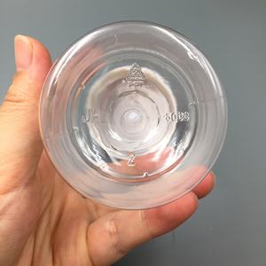 200ml 200CCシリンダーPET透明白黒サプリメントボトル広口スクリューキャップメディシンピルカプセルパッキング - Product Image 3