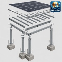 Sistema de Montaje para Paneles Solares H2 Solar Precision, Acero Galvanizado, Formado con Precisión, Calidad ISO 9001